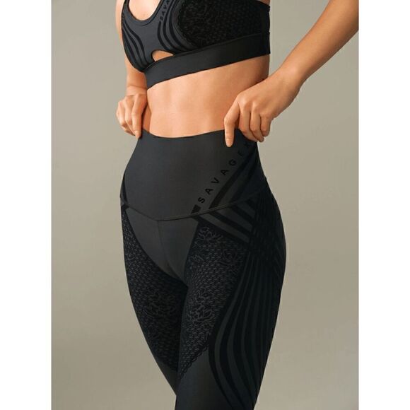 SAVAGE X FENTY Special FX High-Waist Legging Black Caviar SIZE S NEW WITH TAGS - Picture 4 of 13